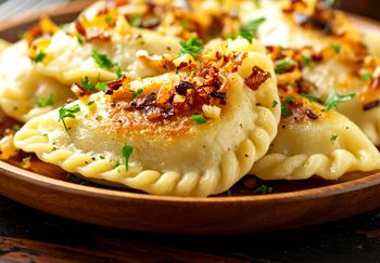 Zawsze dodaję do farszu na pierogi. Są tak pyszne, że trudno poprzestać na 10 sztukach