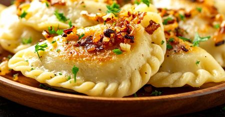 Zawsze dodaję do farszu na pierogi. Są tak pyszne, że trudno poprzestać na 10 sztukach