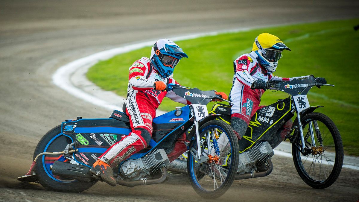 WP SportoweFakty / Karol Słomka / Na zdjęciu: Dimitri Berge [b] i Josh Grajczonek [ż]