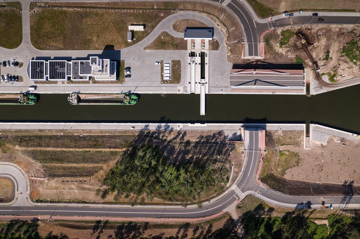 Przekop Mierzei Wiślanej - lipiec 2022 r.