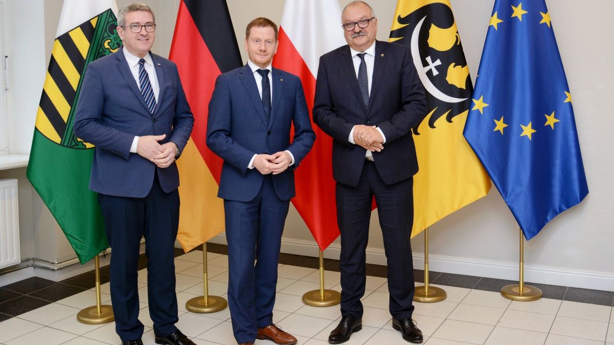 Dolny Śląsk. Premier Saksonii odwiedził Wrocław. Współpraca z Niemcami nabiera tempa