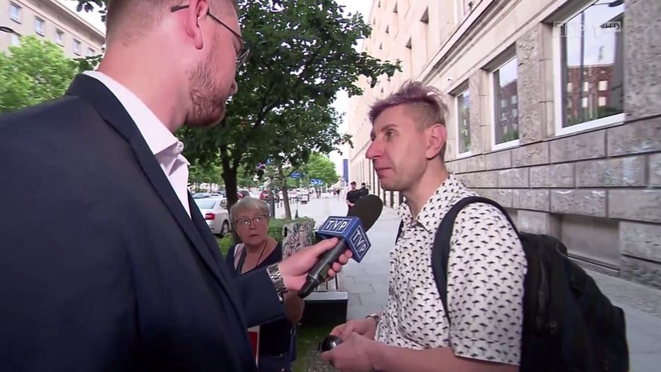 Krzysztof Rydzelewski w materiale TVP