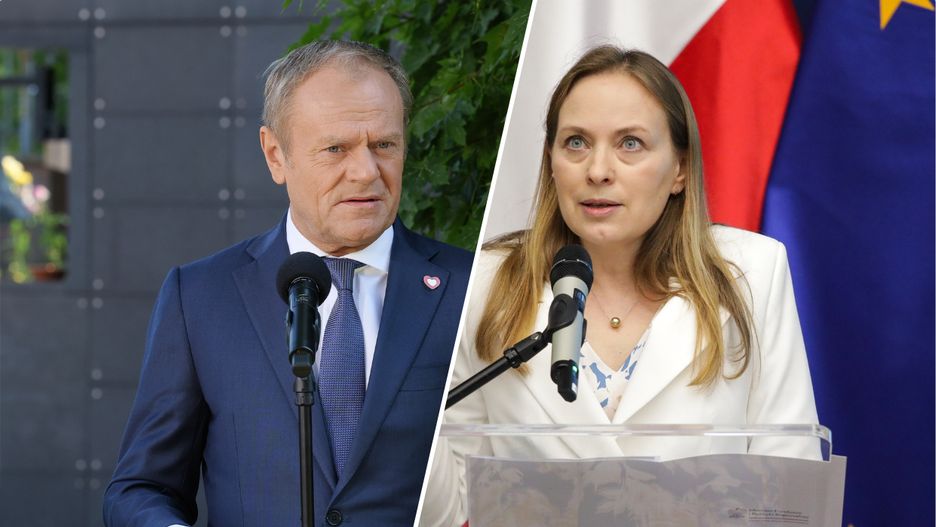 Donald Tusk i Katarzyna Pełczyńska-Nałęcz