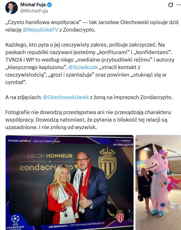 Post Michała Fuji