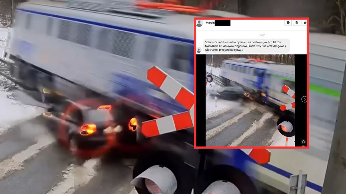 Komentarz internauty pod nagraniem