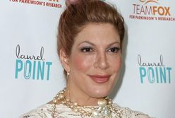 "Beverly Hills, 90210": Tori Spelling w bardzo dziwnej kreacji