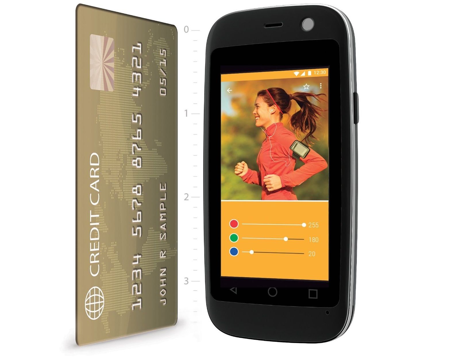 Android w rozmiarze mikro. Ten smartfon ma jedynie 2,4-calowy ekran 2