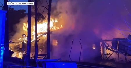 Pożar w stadninie w Warszawie. W środku zostało osiem koni