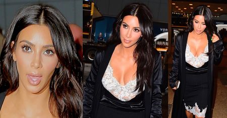 Kim i Kanye z córką na Broadwayu (ZDJĘCIA)