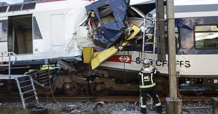 Kolizja pociągów pod Lozanną, 44 rannych