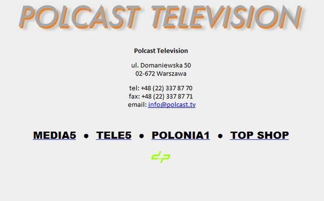Logo i strona internetowa giganta medialnego powala... (fot. polcast.tv)
