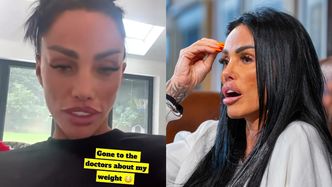 Katie Price WCIĄŻ CHUDNIE i nie wie dlaczego: "Poszłam z tym do lekarza". Wcześniej pokazała, ile teraz waży