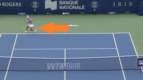 Piłka jak po sznurku. Iga Świątek postawiła pieczątkę [WIDEO]