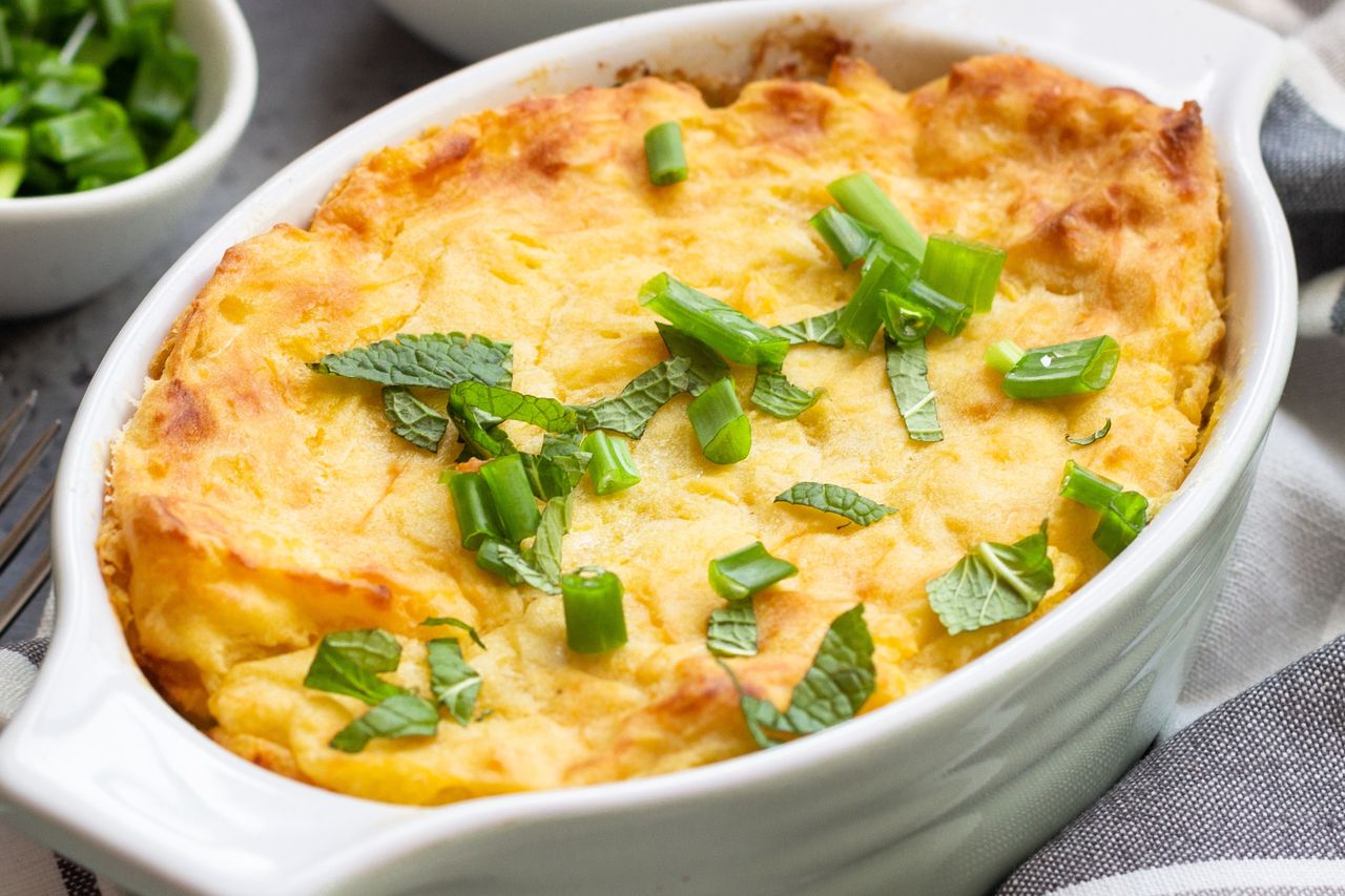 Potato casserole is a great dinner for the whole family.
