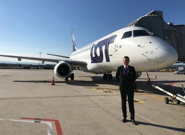 Przemysław Wróbel w pracy (fot. archiwum prywatne)