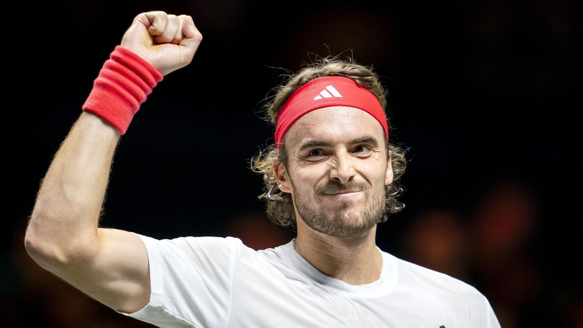 PAP/EPA / SANDER KONING / Na zdjęciu: Stefanos Tsitsipas