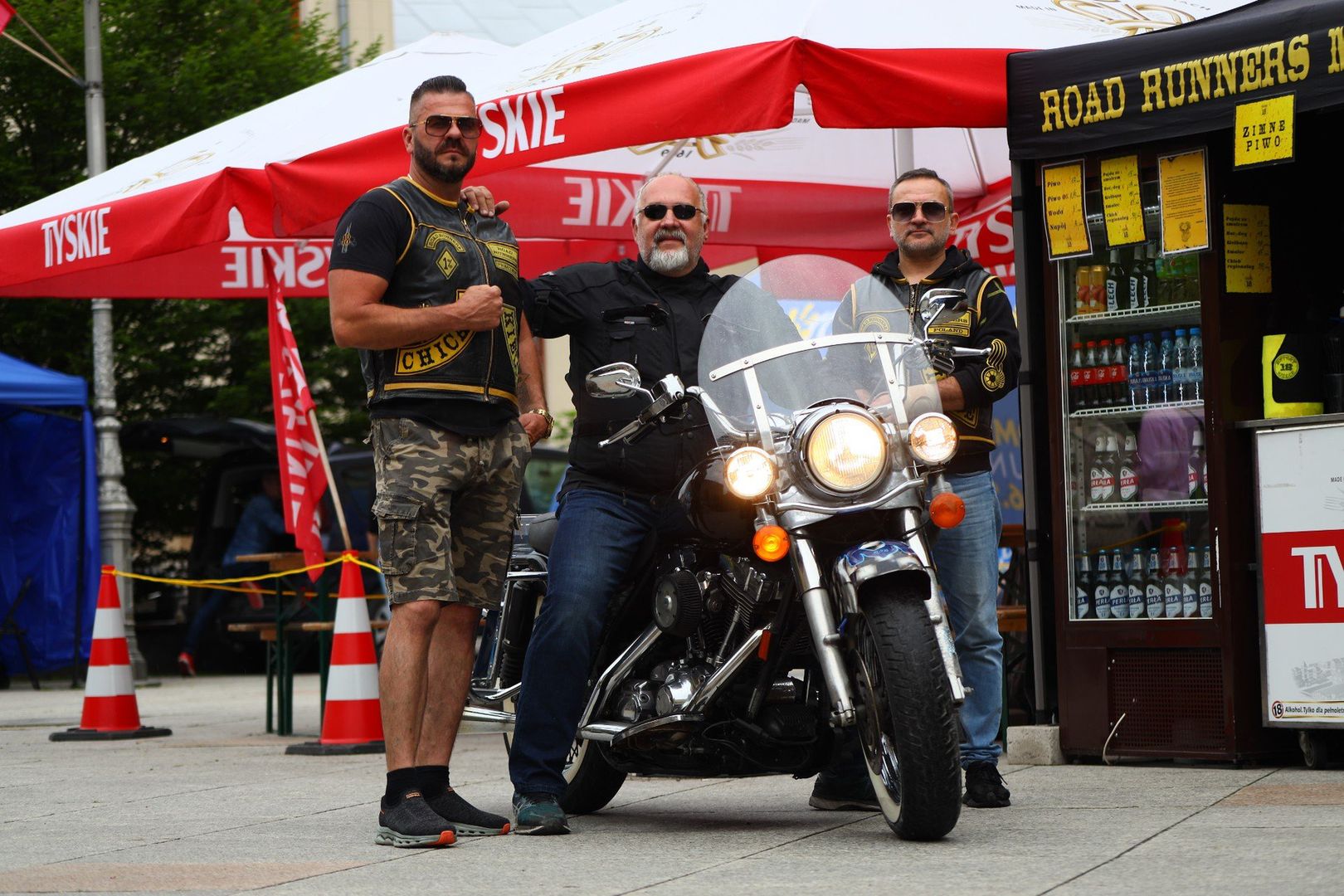 Na stoisku klubu motocyklowego Road Runners MC można było podziwiać piękne motocykle