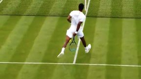 Wimbledon. Zakpił z przeciwnika. Cyrkowe zagranie (WIDEO)