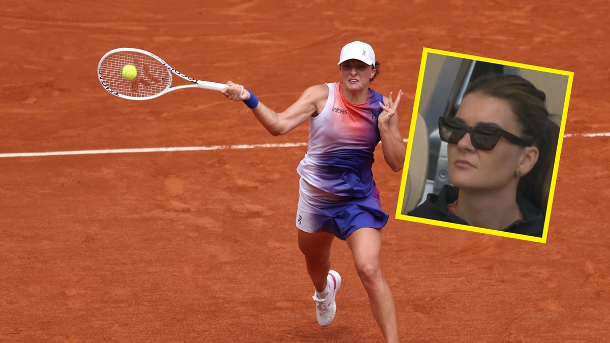 Getty Images / Na zdjęciu: Iga Świątek i Agnieszka Radwańska (w ramce)