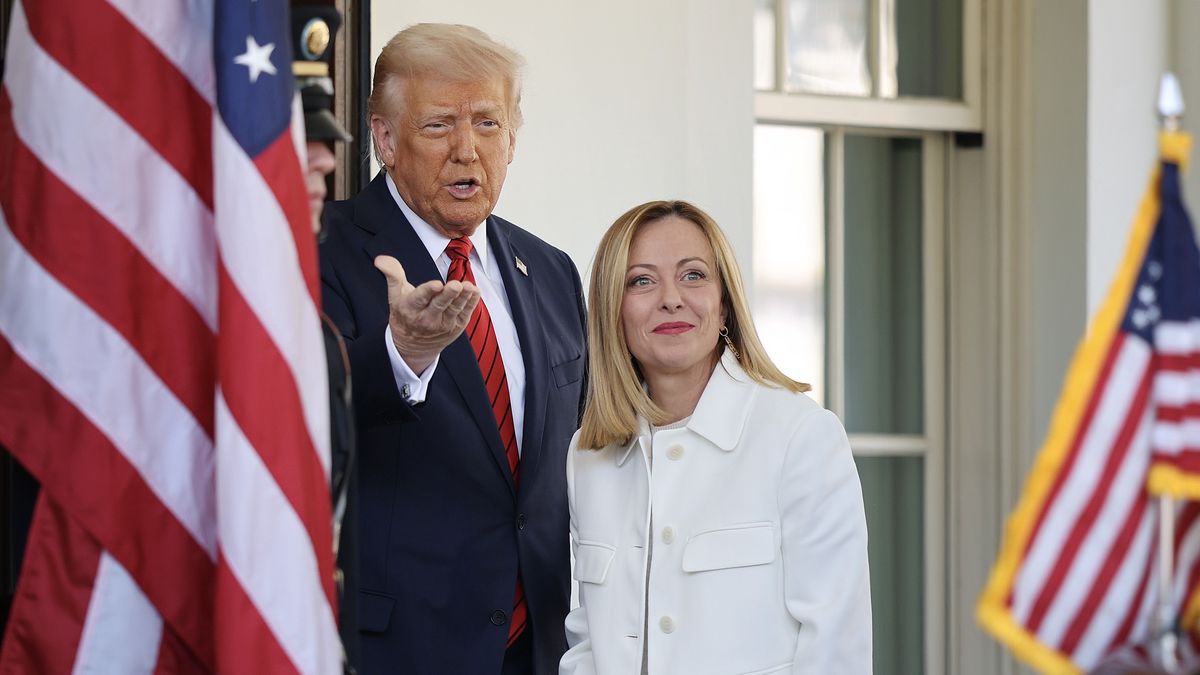 Donald Trump i Giorgia Meloni