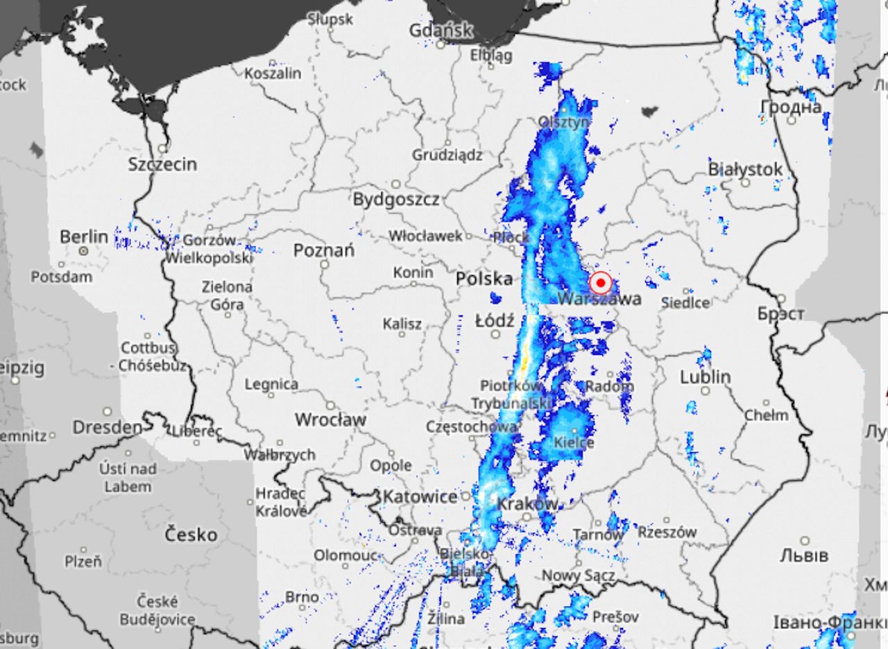 Serwis IMGW pozwala śledzić sytuację burzową w czasie rzeczywistym