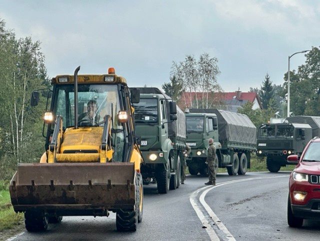 Obrona wału w Mysłakowicach