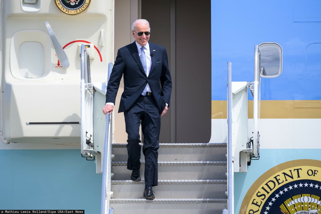 Joe Biden w Air Force One