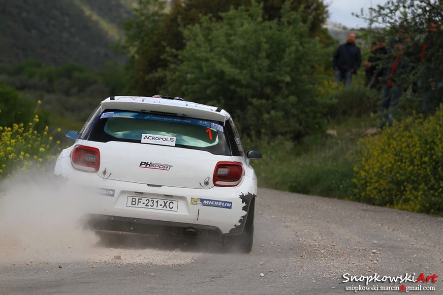 Bryan Bouffier w swojej nowej rajdówce - Citroenie DS3 RRC