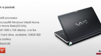 Netbook Sony Vaio z serii "P" - zmieści się do kieszeni? 1