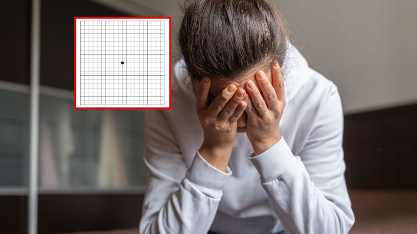 Test Amslera można wykonać w domu