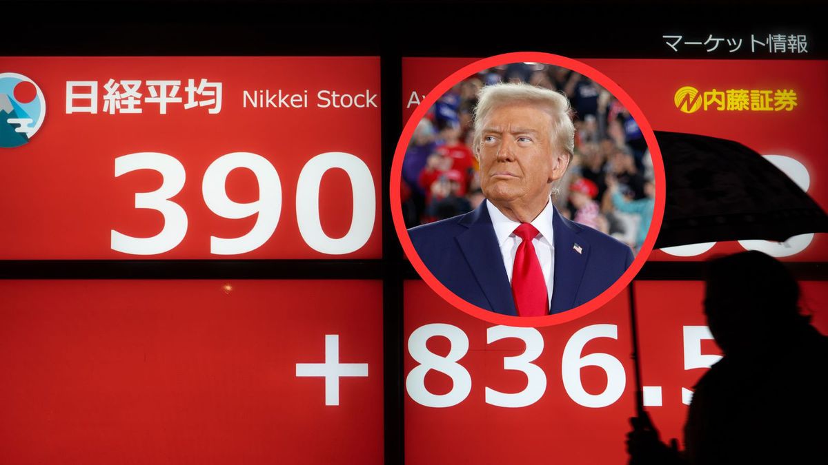 Rynki w Azji reagują. Trump prowadzi w wyścigu po Biały Dom