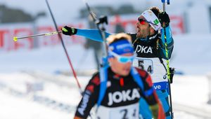 PŚ w biathlonie: Martin Fourcade wygrał w Oberhofie. Polacy daleko