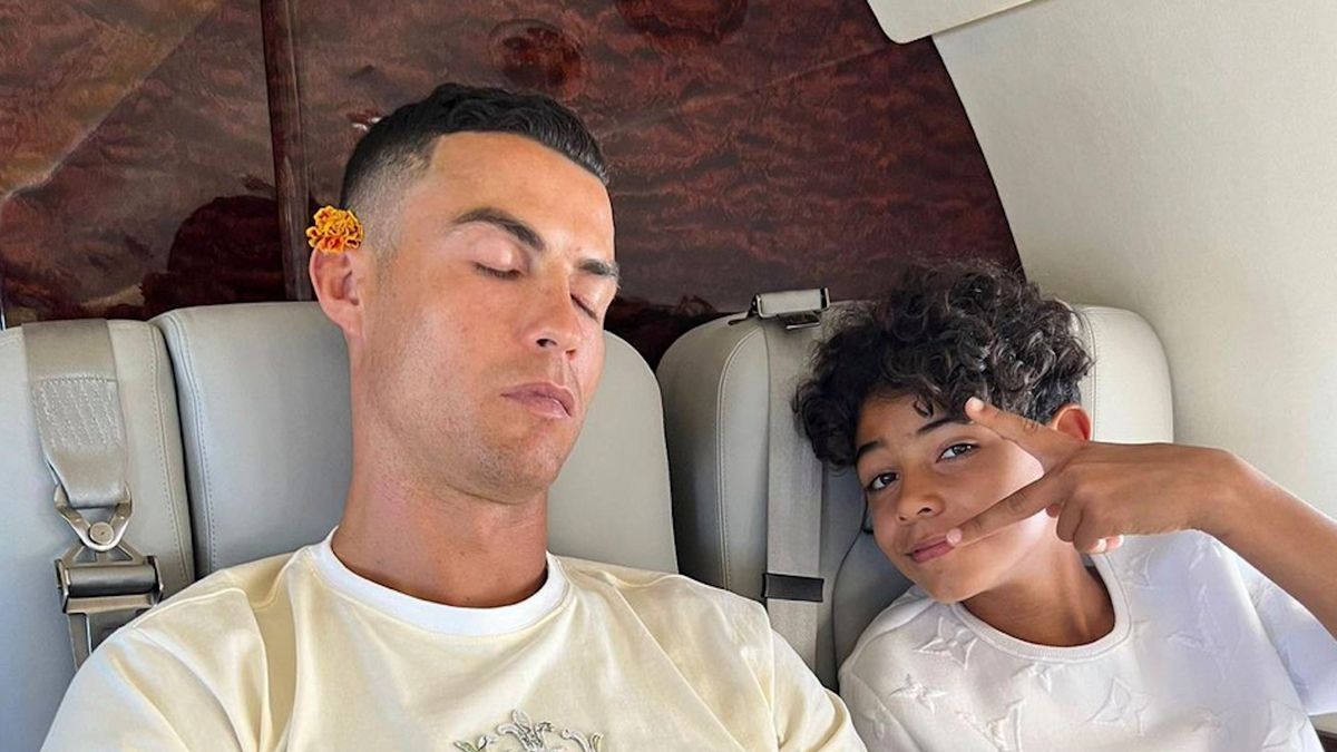 Instagram / Imstagram/Cristiano Ronaldo / Na zdjęciu: Cristiano Ronaldo z synem