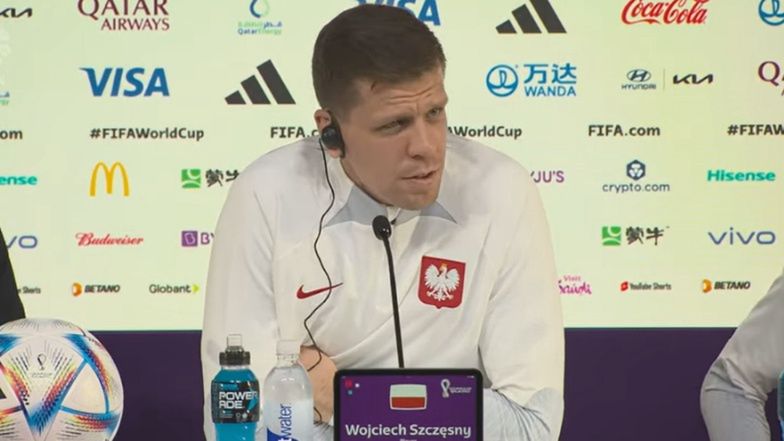 Wojciech Szczęsny zaliczył WPADKĘ w Katarze. Nie wiedział, że mikrofon jest włączony...