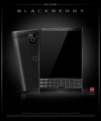 Możliwa do zrealizowania wizja BlackBerry âKein', jako BlackBerry Passport od Porsche Design?