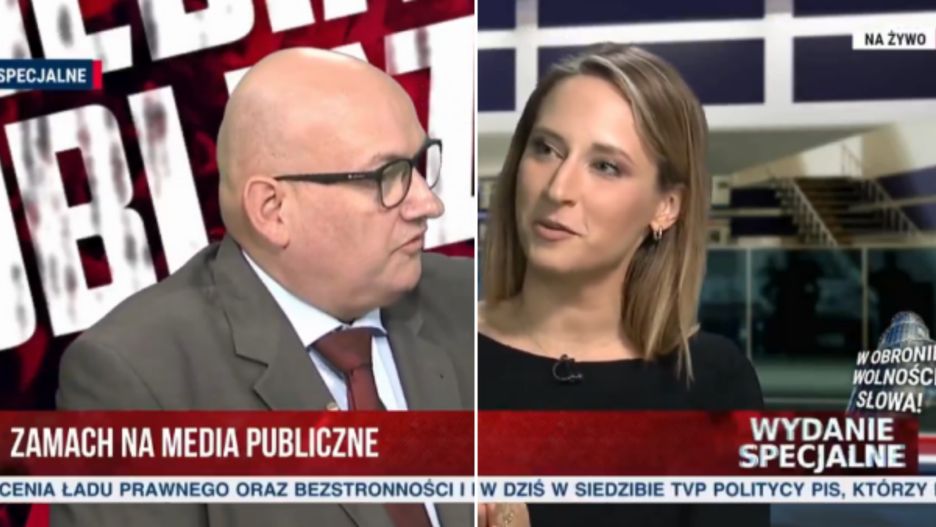 Kadr z TV Republika 