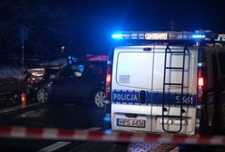 Dwa wypadki na S8. Rozbite auta, jedna osoba w szpitalu