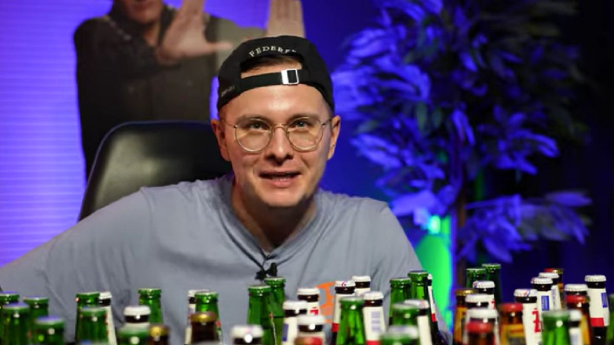 Żeby spróbować swojego szczęścia, Dymitr kupił aż setkę piw