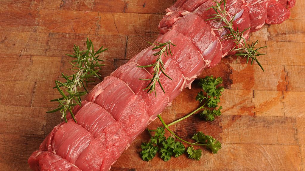 Surowa polędwiczka wołowa (mięso i tłuszcz, I klasa mięsa)