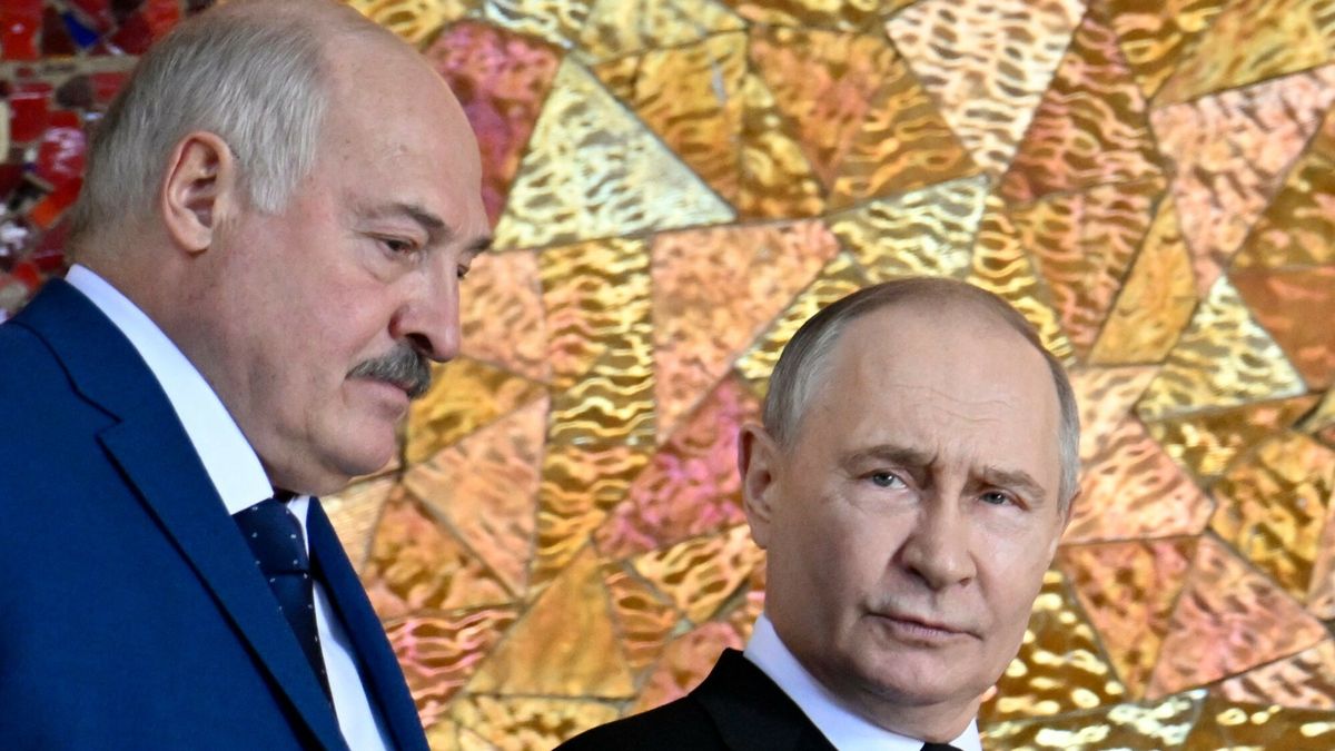 Alaksandr Łukaszenka i Władimir Putin