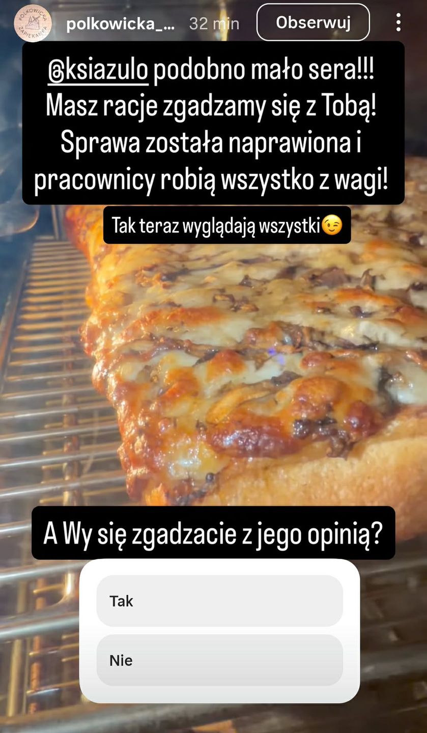Właściciel "Polkowickiej zapiekanki" odpowiedział Książulowi.