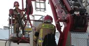 Rzeszów: Akcja strażaków na dachu szkoły. Chodziło o bezpieczeństwo