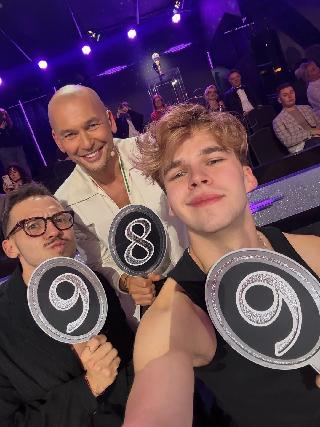 Kacper "Jasper" Porębski na planie "Tańca z gwiazdami"