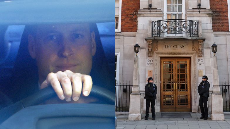 Książę William odwiedza swoją żonę Kate