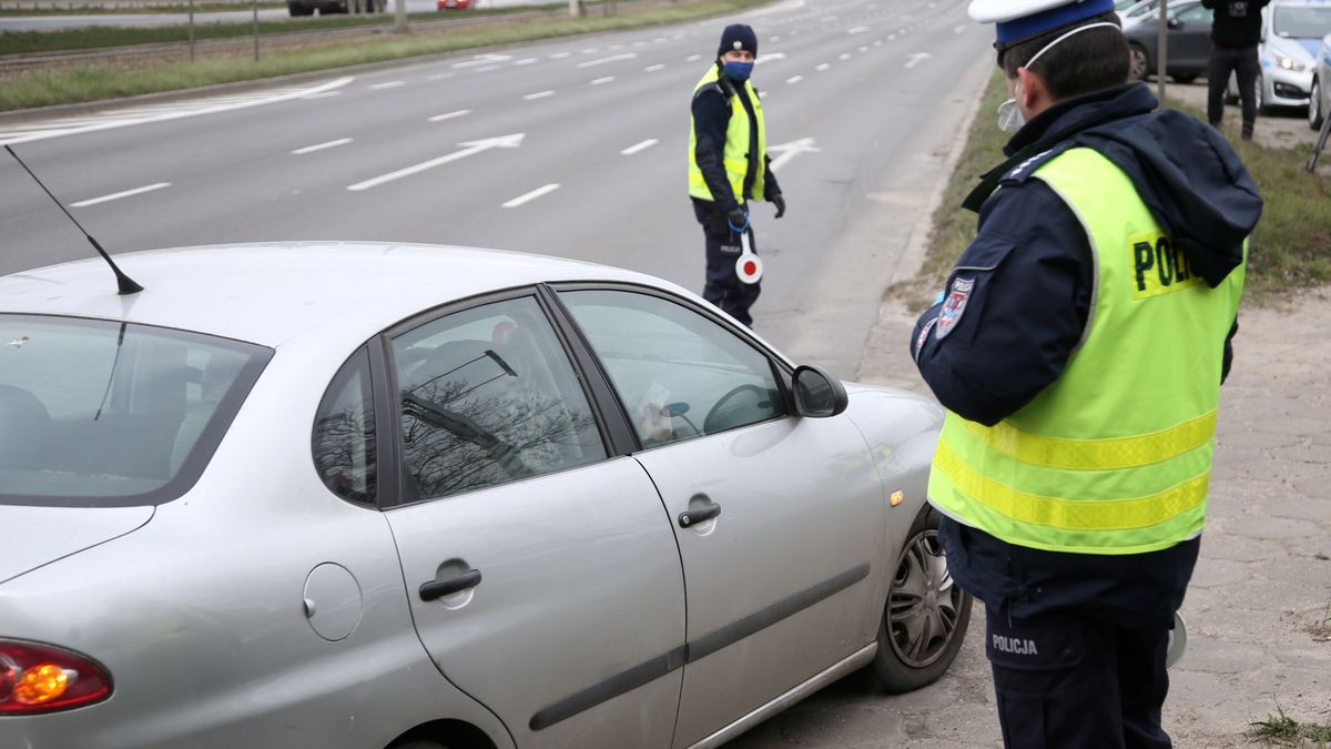 Kontrola policyjna. Zdj. ilustracyjne