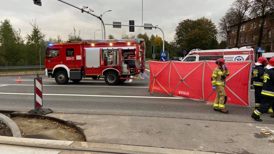 Katowice. Śmiertelny wypadek z udziałem rowerzysty