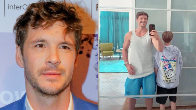 Mikołaj Roznerski pokazał bratanka. Zapytali go o syna