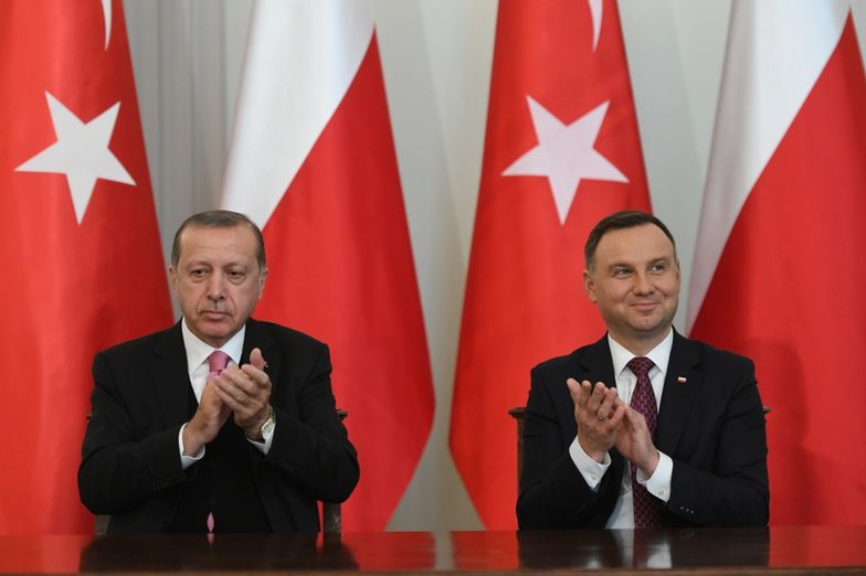 Andrzej Duda i Recep Erdogan