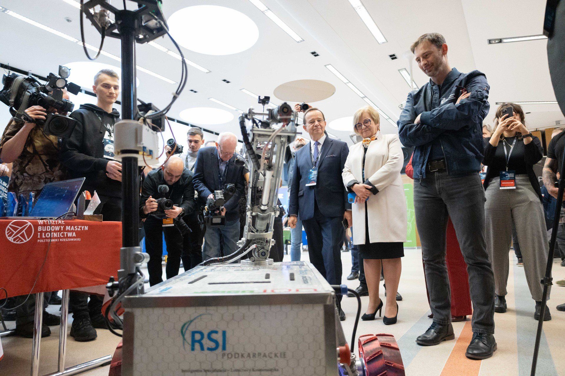 Sławosz Uznański-Wiśniewski odwiedził Rzeszów