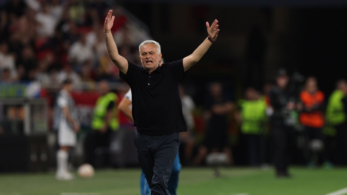 Jose Mourinho w finale Ligi Europy
